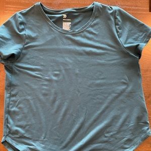 Target’s all in motion dry fit t shirt.  Size large.